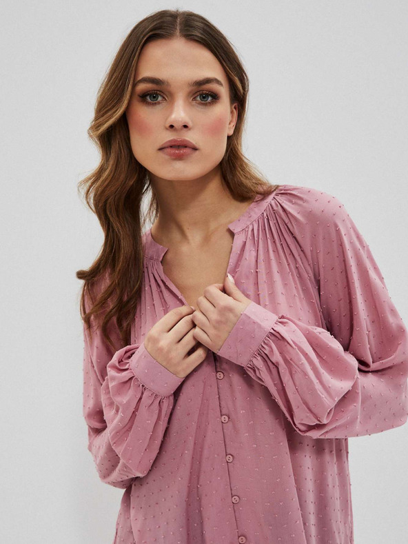 Moodo Růžová dámská košile Moodo