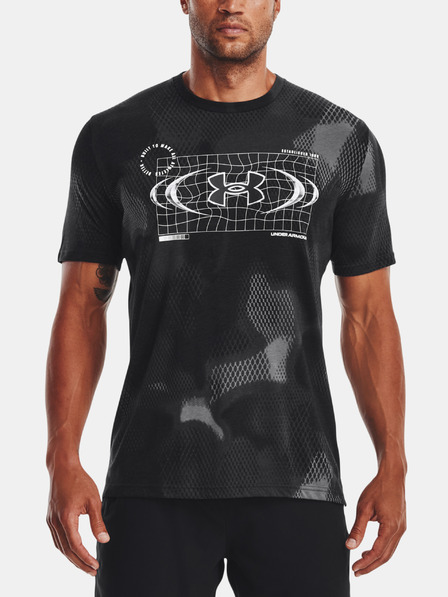 Under Armour Pánské tričko Under Armour UA FBTL AOP METAL LOGO SS
