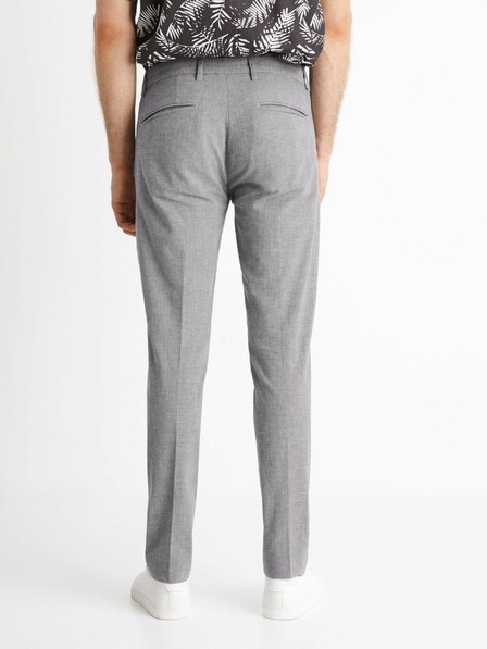 Celio Šedé pánské chino kalhoty Celio Bosi