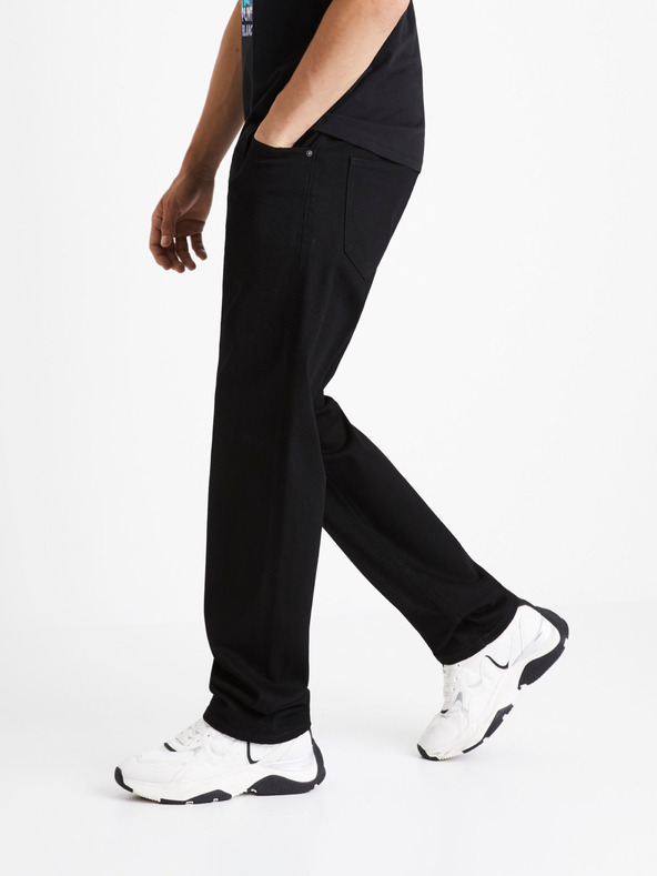 Celio Černé pánské regular fit džíny Celio