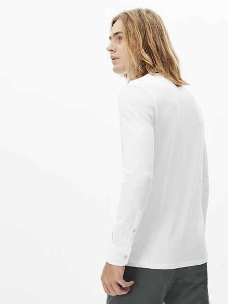 Celio Bílé pánské polo tričko Celio Necetwoml