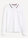 Celio Bílé pánské polo tričko Celio Necetwoml