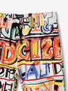 Desigual Bílé klučičí vzorované kraťasy Desigual Aloha