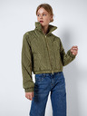 Noisy May Khaki dámský prošívaný bomber s límcem Noisy May Ziggy