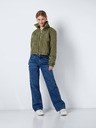 Noisy May Khaki dámský prošívaný bomber s límcem Noisy May Ziggy