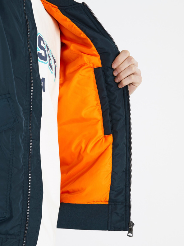 Celio Tmavě modrá pánská lehká bunda Celio Dujames