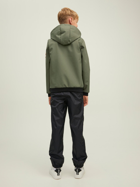 Jack & Jones Khaki klučičí lehká bunda s kapucí Jack & Jones Classic Waffle