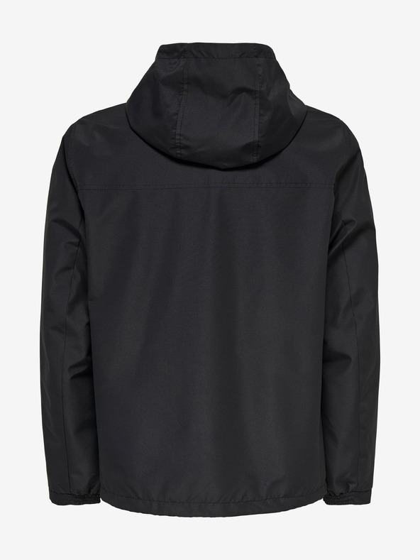 ONLY & SONS Černá pánská lehká bunda ONLY & SONS Mack