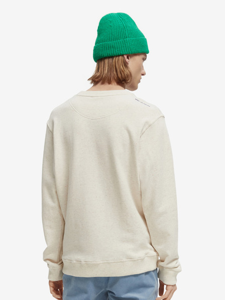 Scotch & Soda Krémová pánská mikina Scotch & Soda