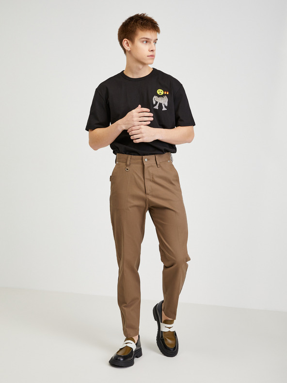 Diesel Hnědé pánské kalhoty Diesel