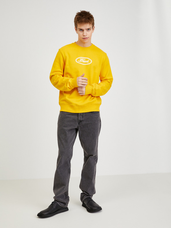 Diesel Žlutá pánská mikina Diesel