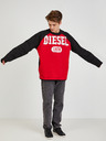 Diesel Černo-červená pánská mikina Diesel