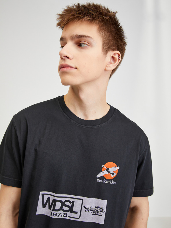 Diesel Černé pánské tričko Diesel