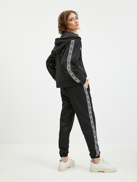 DKNY Černá dámská mikina na zip s kapucí DKNY