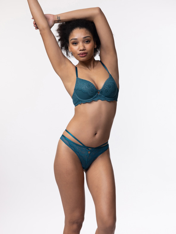 DORINA Petrolejová dámská krajková tanga DORINA Esme