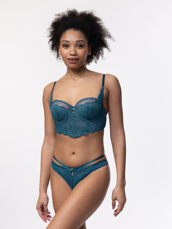 DORINA Petrolejová dámská krajková podprsenka DORINA Esme