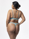 DORINA Světle modré dámské krajkové tanga DORINA Yuka