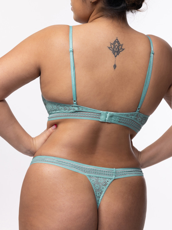 DORINA Světle modrá dámská krajková podprsenka DORINA Yuka