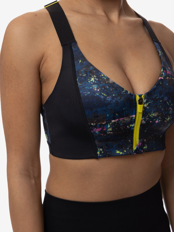 DORINA Černá dámská vzorovaná sportovní podprsenka DORINA Sully