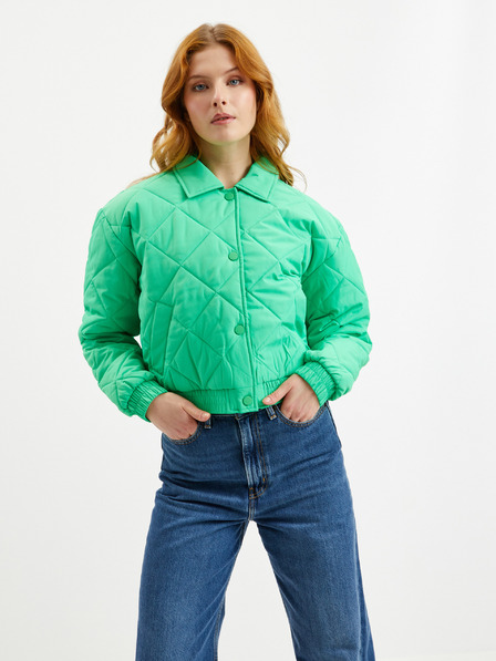 Tom Tailor Denim Světle zelená dámská prošívaná bunda Tom Tailor Denim