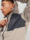 Jack & Jones Krémová pánská lehká bunda s kapucí Jack & Jones Filo