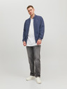 Jack & Jones Tmavě modrý pánský bomber Jack & Jones Brando