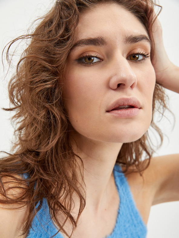 Noisy May Světle modré dámské tílko Noisy May Sweet