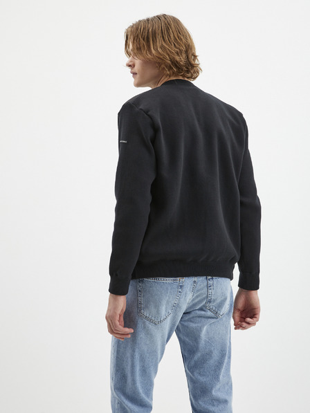 Pepe Jeans Tmavě šedý pánský bomber Pepe Jeans Noel