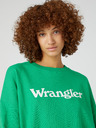 Wrangler Zelená dámská mikina Wrangler