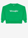 Wrangler Zelená dámská mikina Wrangler