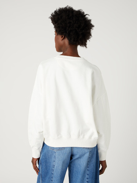 Wrangler Bílá dámská mikina Wrangler