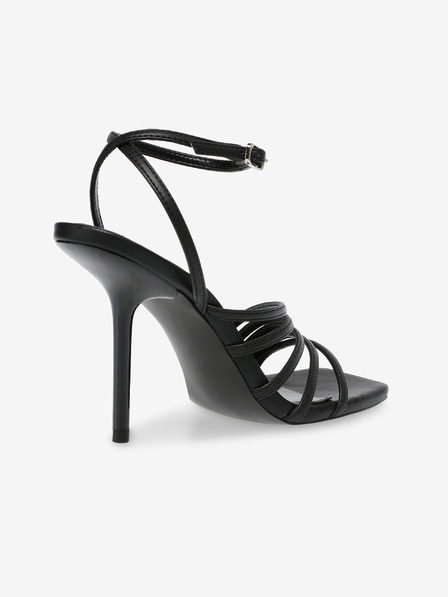 Steve Madden Černé sandály na podpatku Steve Madden All In