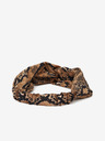 CAMAIEU Černo-hnědá vzorovaná čelenka CAMAIEU