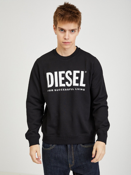 Diesel Černá pánská mikina Diesel