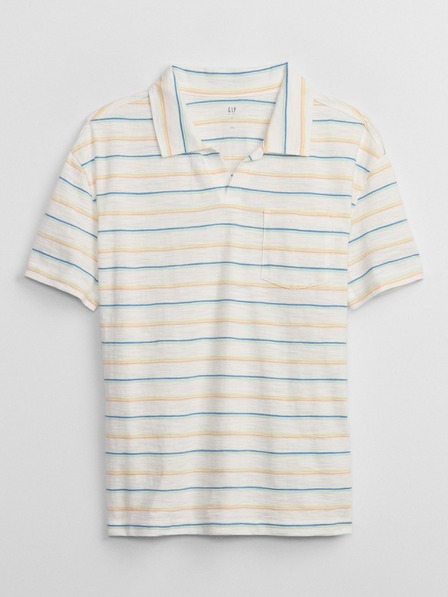 GAP Dětské pruhované polo tričko GAP