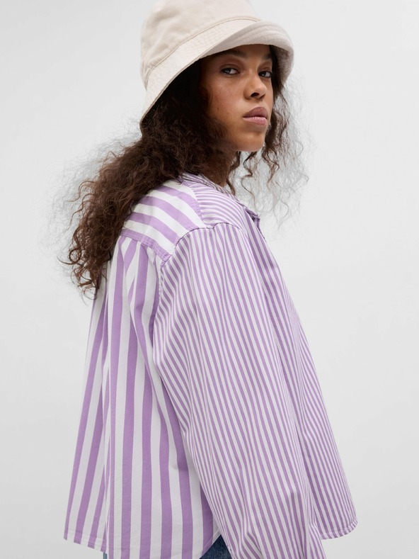 GAP Bavlněná košile crop GAP