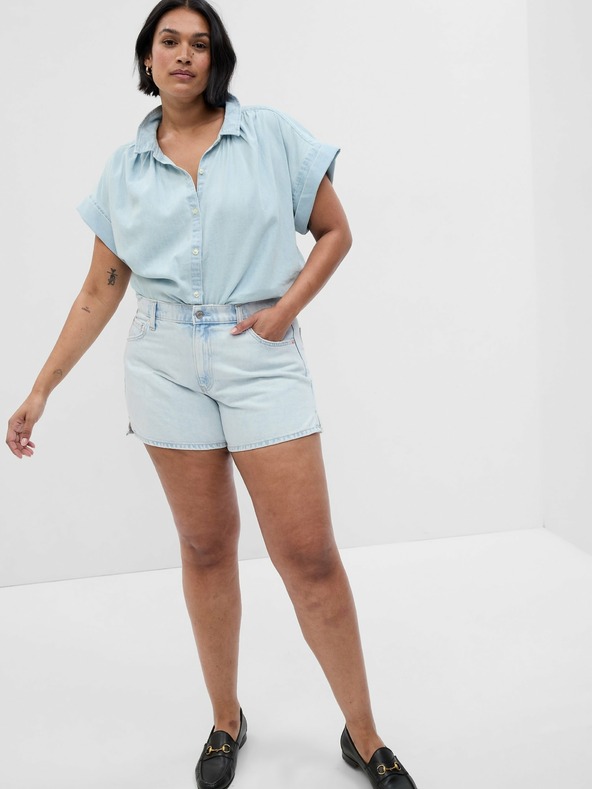 GAP Džínové kraťasy Low Rise Stride GAP