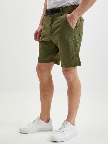 Wrangler Khaki pánské kraťasy s páskem Wrangler