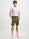 Wrangler Khaki pánské kraťasy s páskem Wrangler