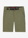 Wrangler Khaki pánské kraťasy s páskem Wrangler