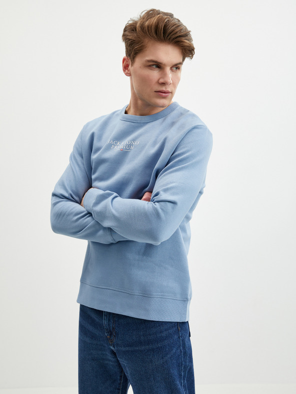 Jack & Jones Modrá pánská mikina Jack & Jones Bluarchie