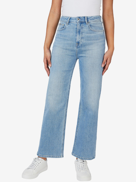 Pepe Jeans Světle modré dámské široké džíny Pepe Jeans Lexa