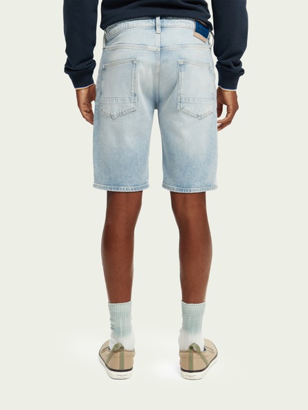 Scotch & Soda Světle modré pánské džínové kraťasy Scotch & Soda