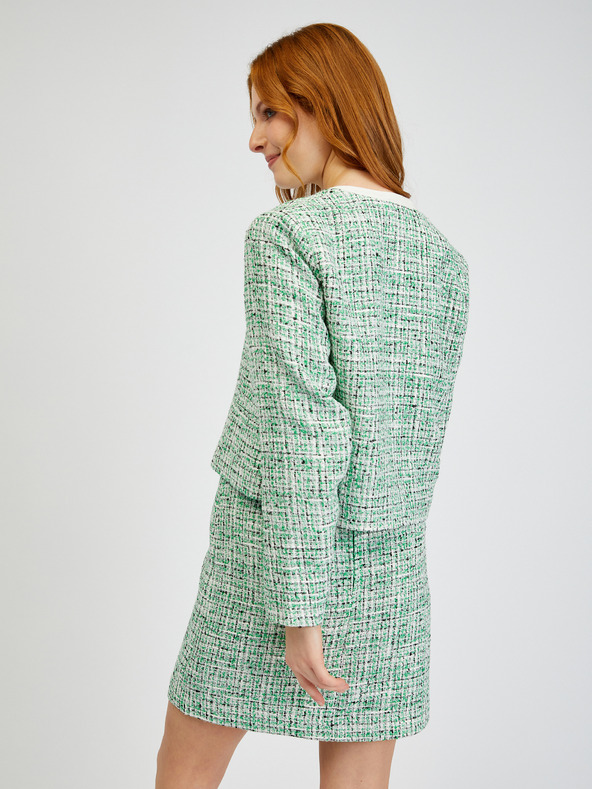 Orsay Zelené dámské vzorované sako ORSAY
