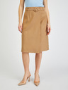Orsay Hnědá dámská sukně ORSAY