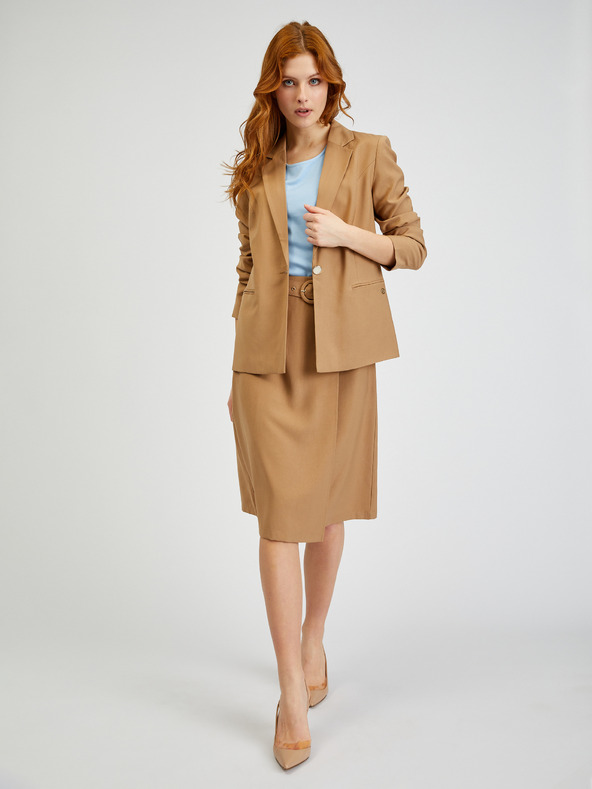 Orsay Hnědá dámská sukně ORSAY