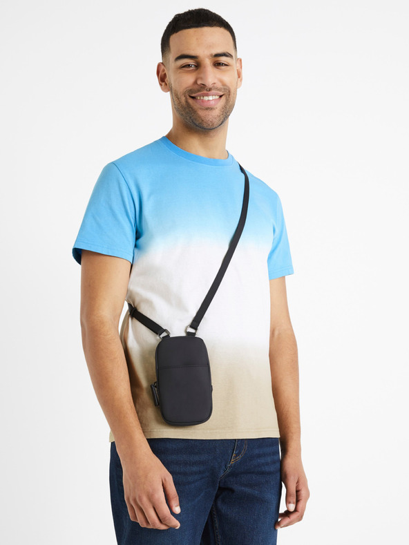 Celio Černá pánská crossbody taška Celio Dicrobody