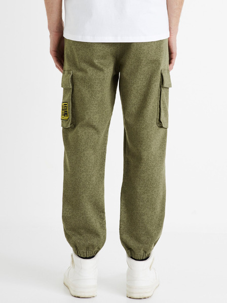 Celio Zelené pánské kalhoty Celio Dragon Ball Z