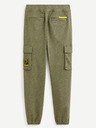 Celio Zelené pánské kalhoty Celio Dragon Ball Z