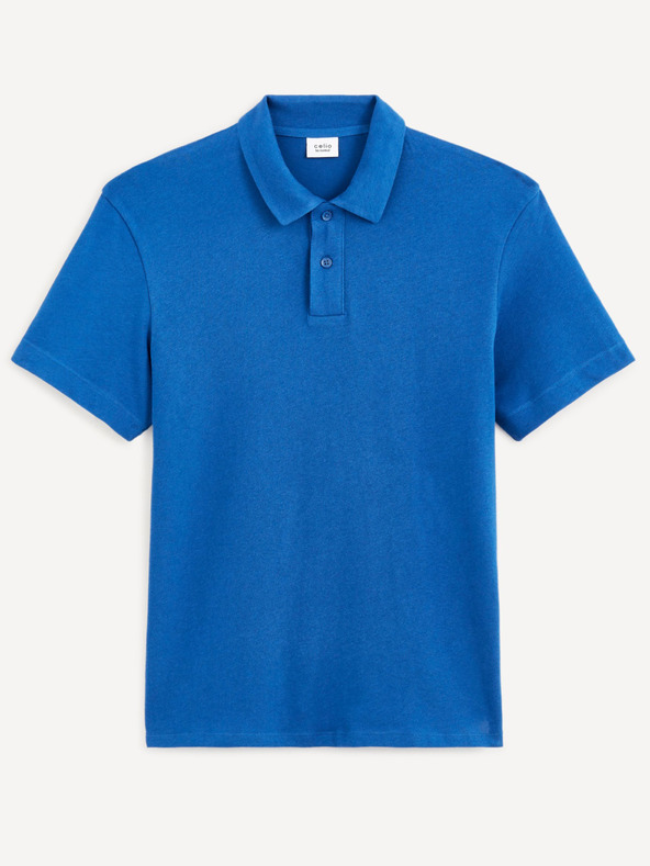 Celio Modré pánské polo tričko Celio Dechris